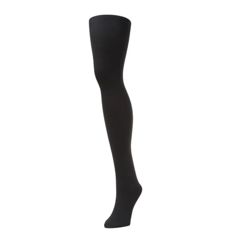 Italian Cotton Blend Tights Small Graphite Gray B.ella Erika Opaque NEW Hosiery